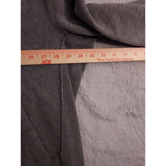 Abercrombie Fitch Hoodie Mens Small Heavyweight Waffle Lined Hood Embroidered S - Picture 11 of 12